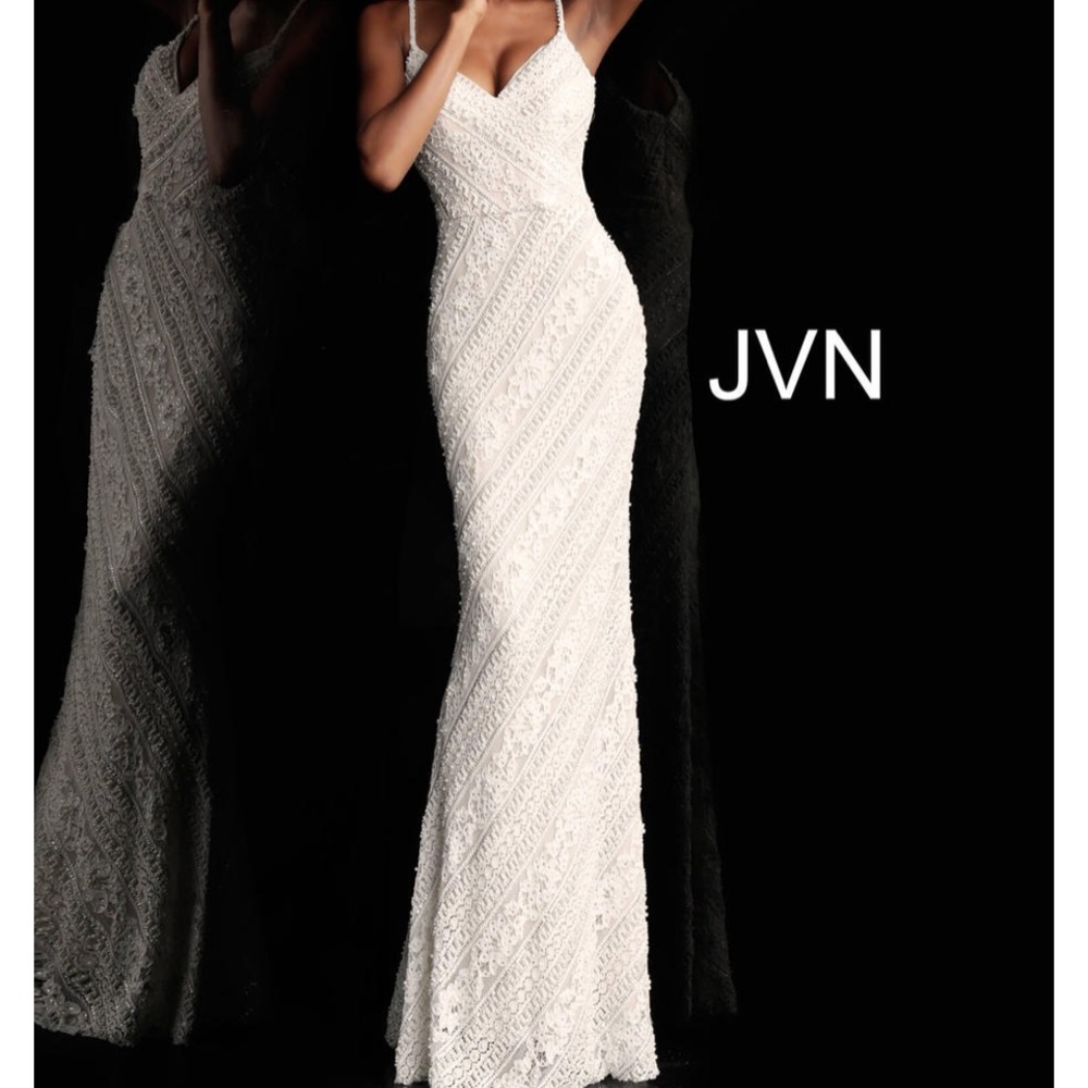 JVN by Jovani Nude Wedding/Prom Gown 00 JVN62488